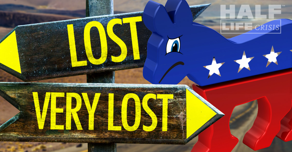 Dems donkey lost and very lost